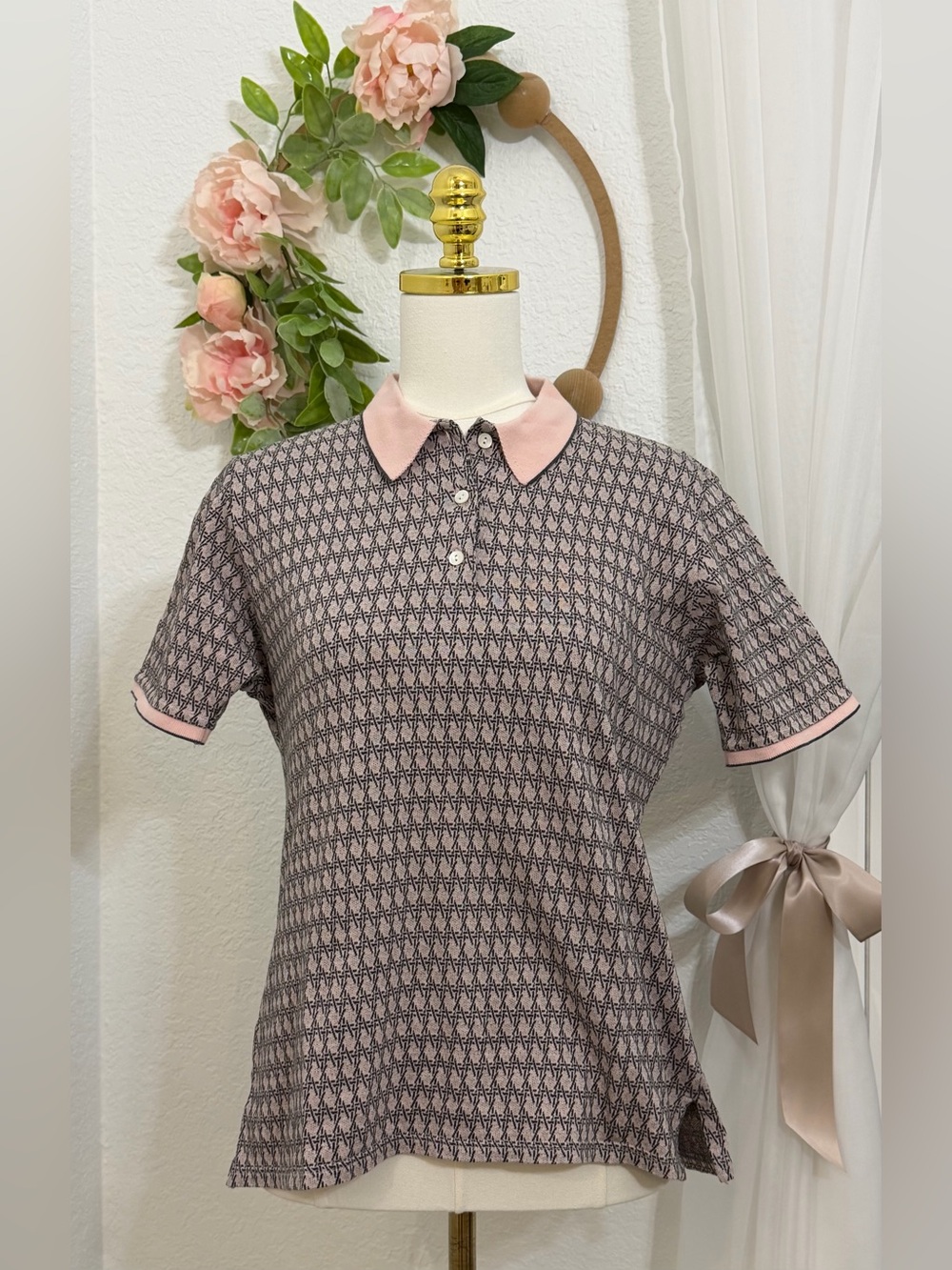 NEW Bobby Jones VINTAGE 1990’s Women’s Short Sleeve Golf Polo Shirt Size M